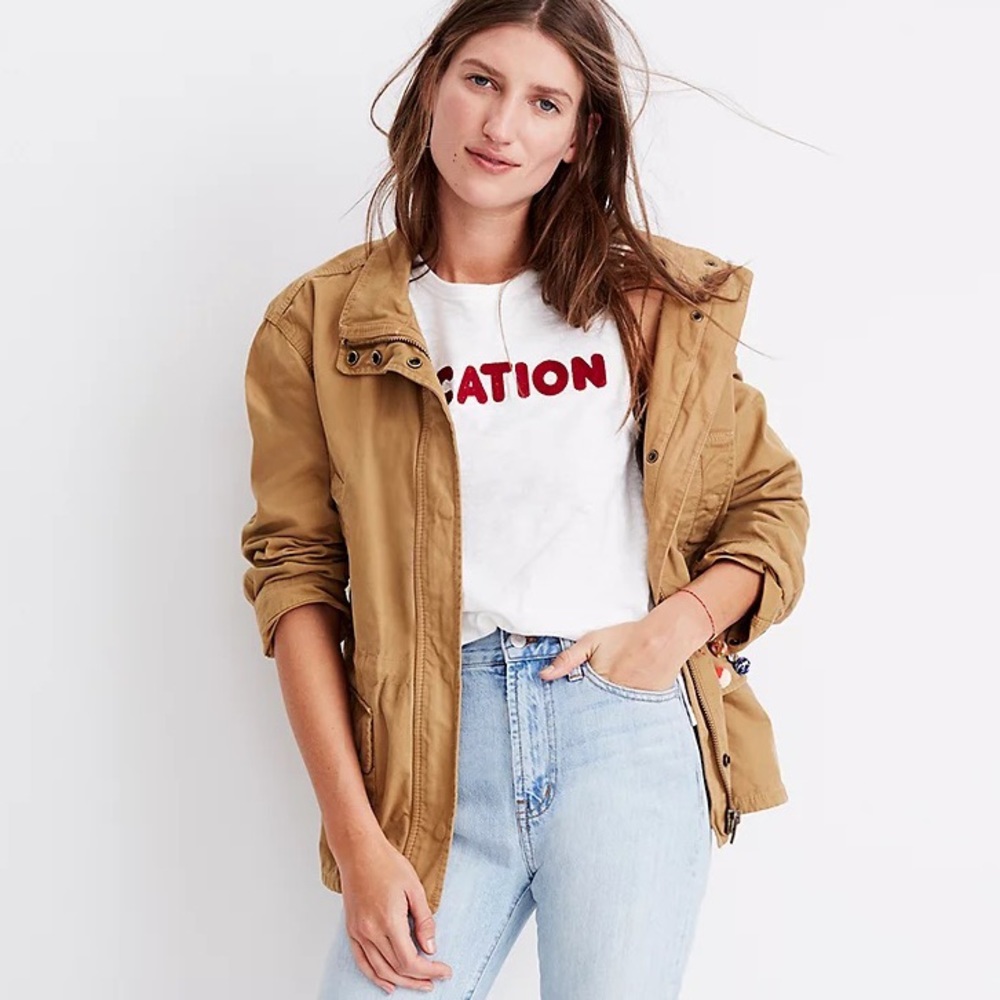 Madewell Prospect Utility Jacket Dark Sahara Tan S